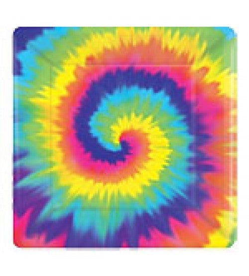 Hippie Party Pappteller 8 Stück  Durchmesser 25cm