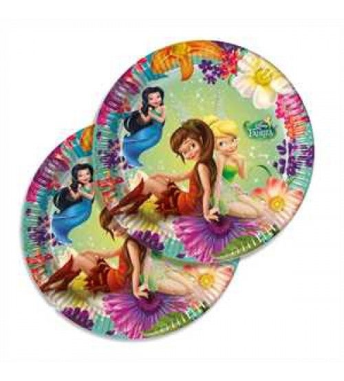 Fee Tinkerbell Pappteller Klein 8 Stück