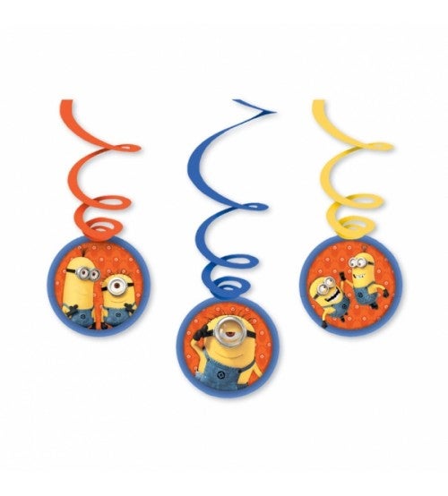 Minions Hängedeko 6 Stück