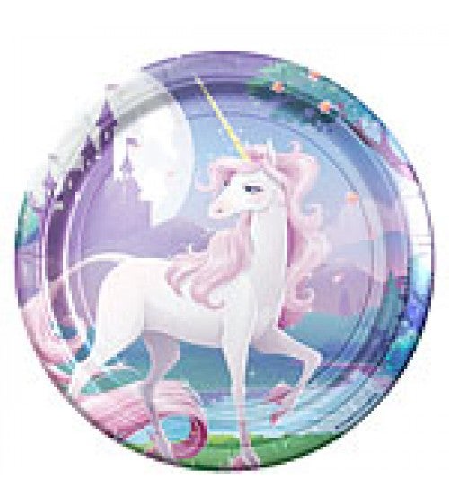 Einhorn Mondschein Pappteller 8 Stück