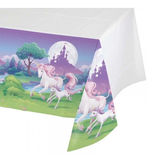 Einhorn Mondschein Tischdecke 137 x 259 cm