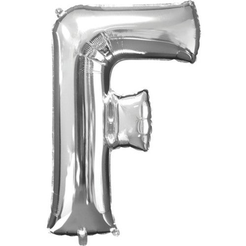 Buchstaben Ballon Silber F