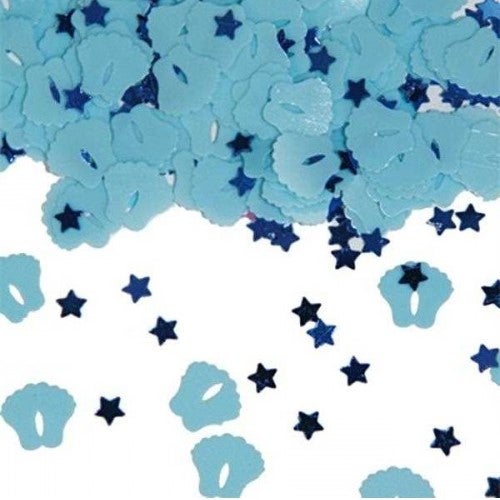 Konfetti Babyfüsse Blau Konfetti Babyfüsse Blau