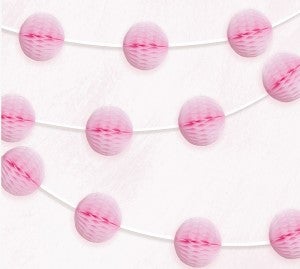 Kugel Girlande Rosa
