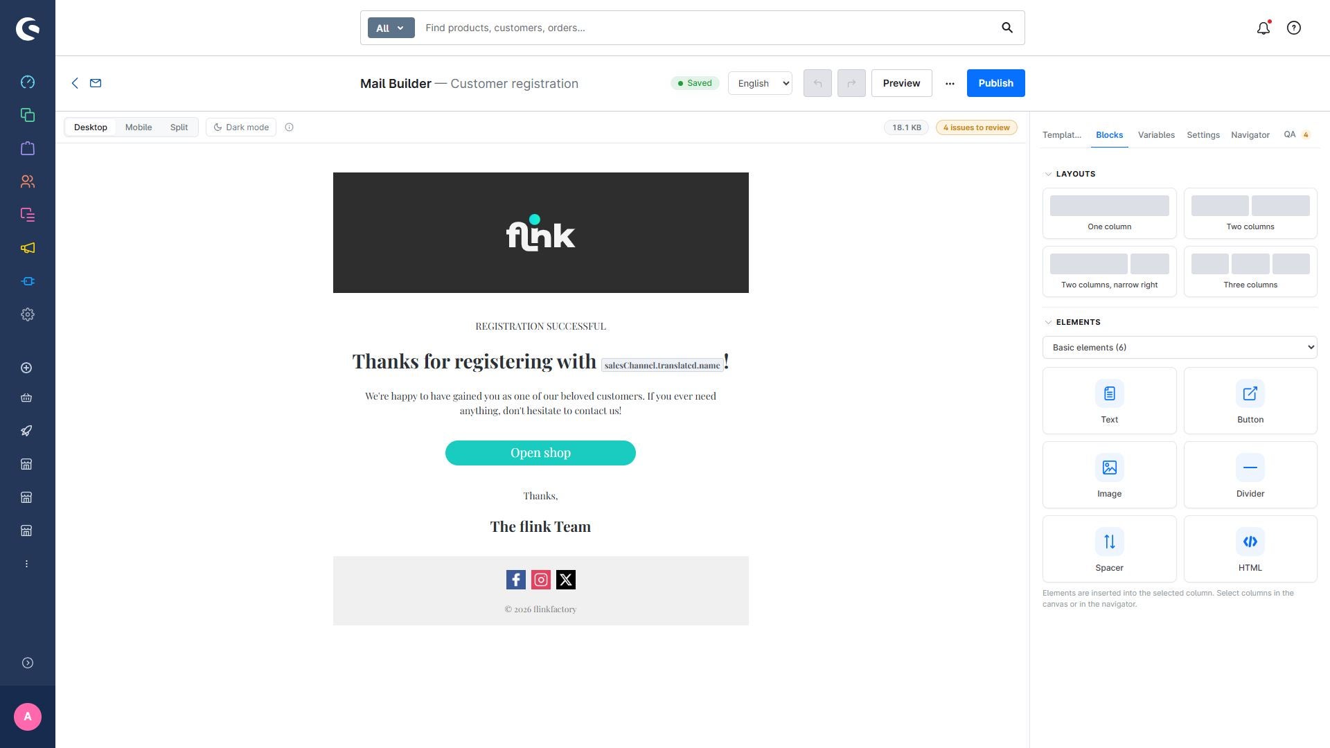 FlinkMailBuilder