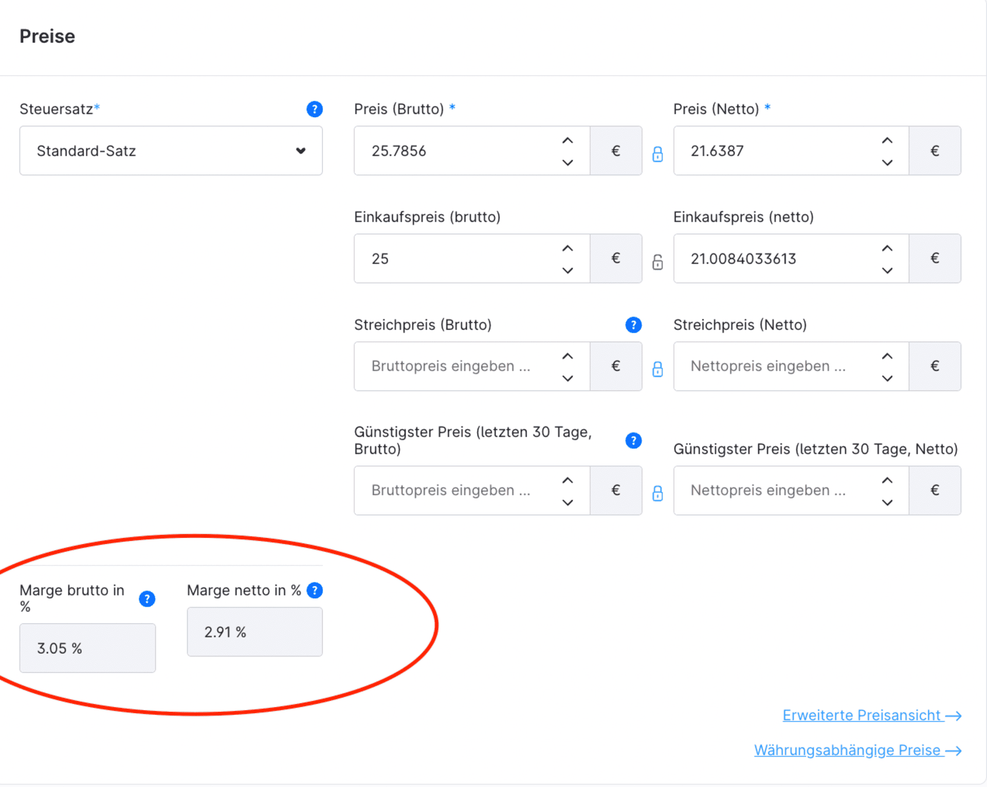 FriptechProfitCalculator