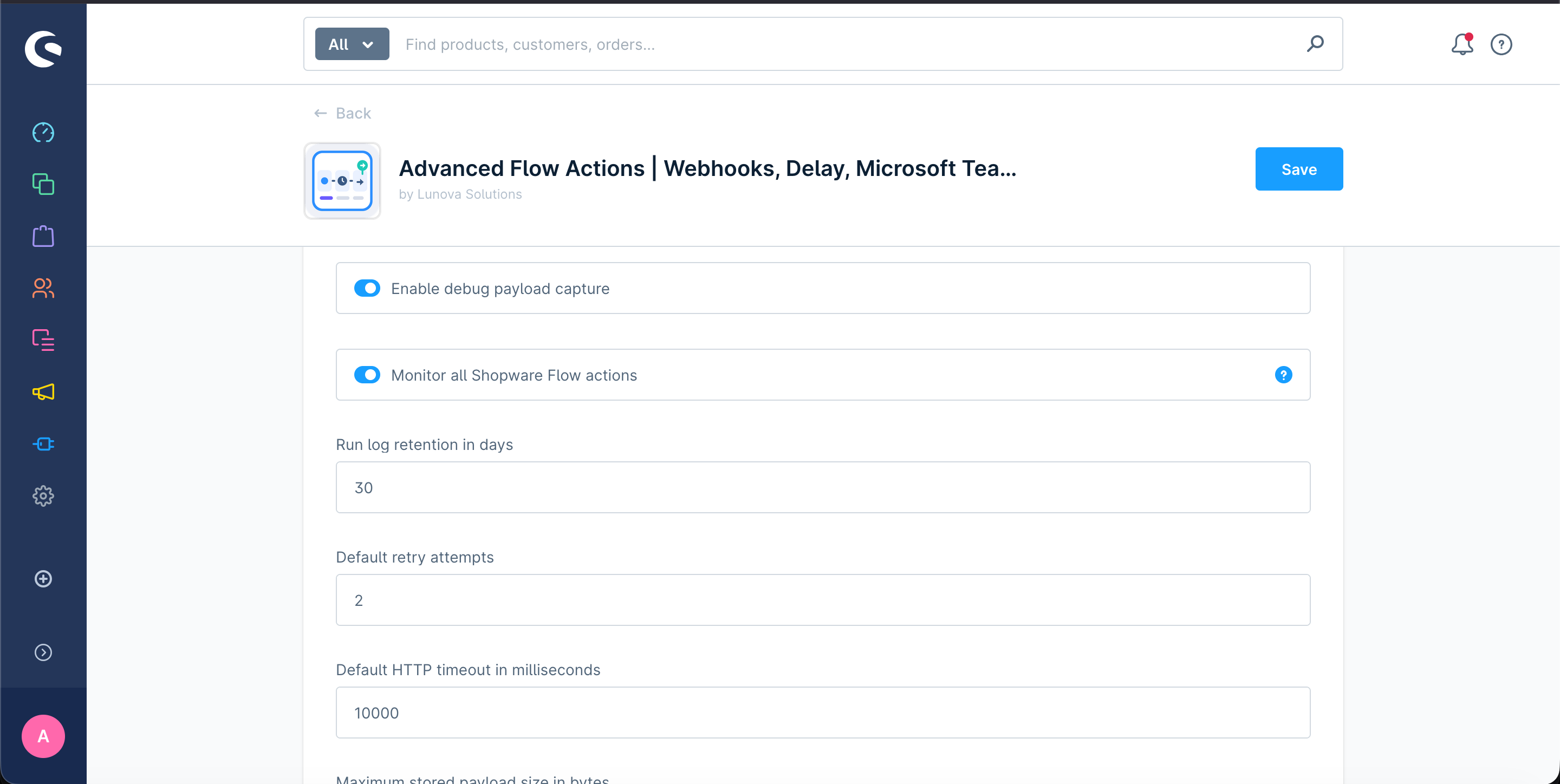 LunovaFlowActionsPack