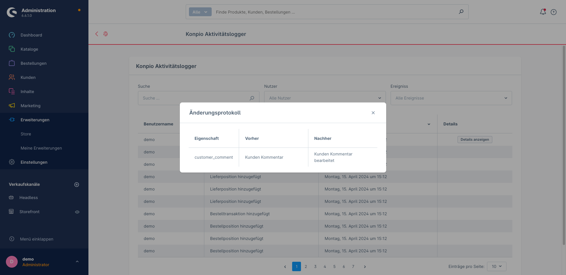 KonpioBackendUserLogger