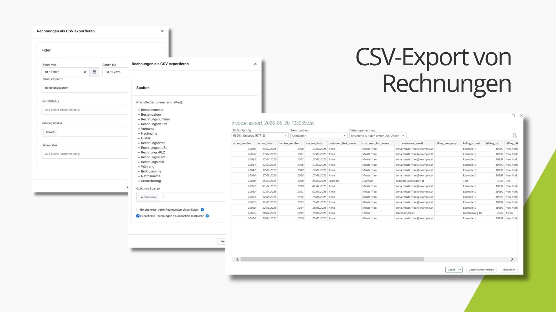 AcrisInvoiceCsvExportCS
