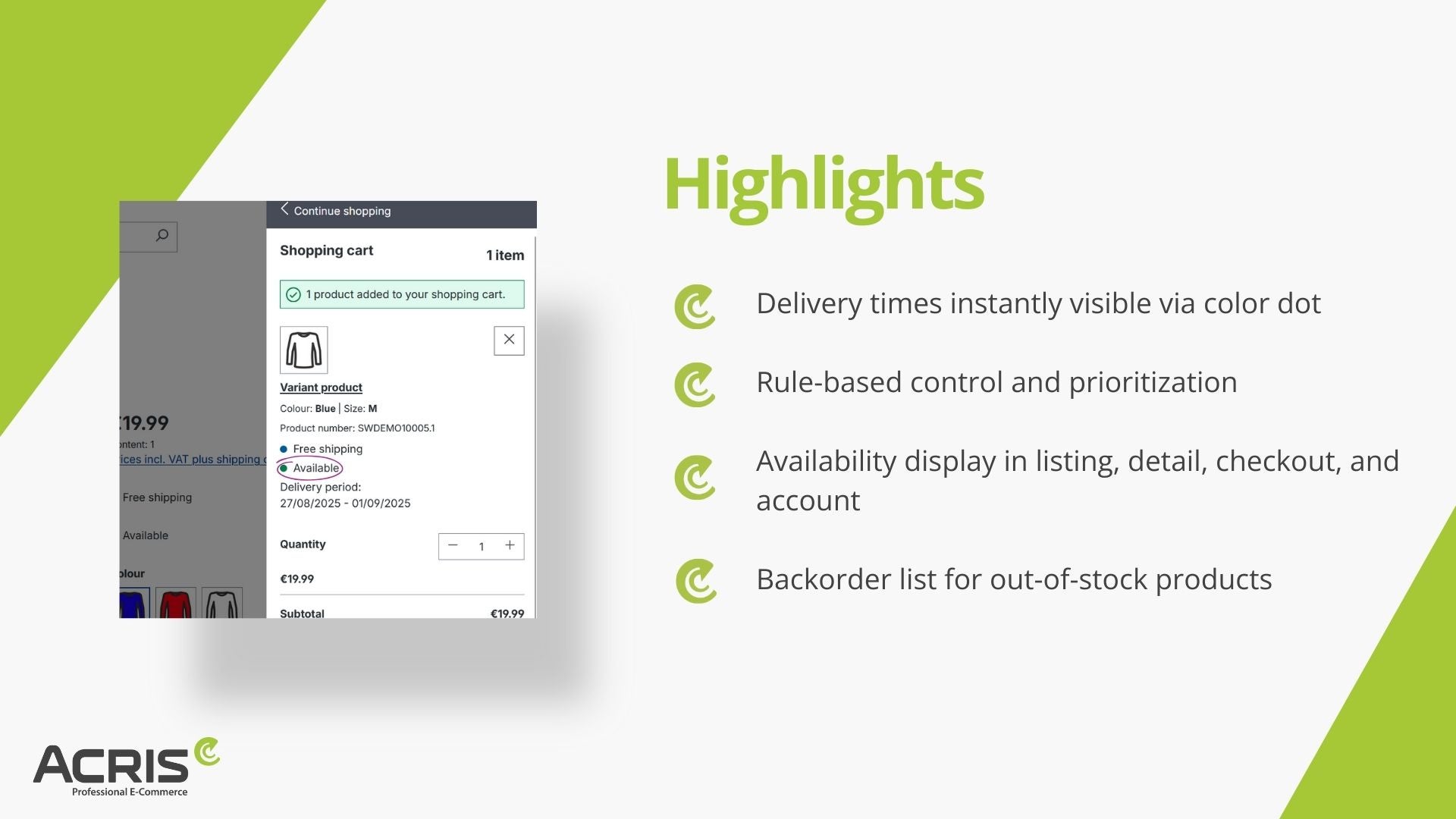 AcrisDeliveryTimeCS