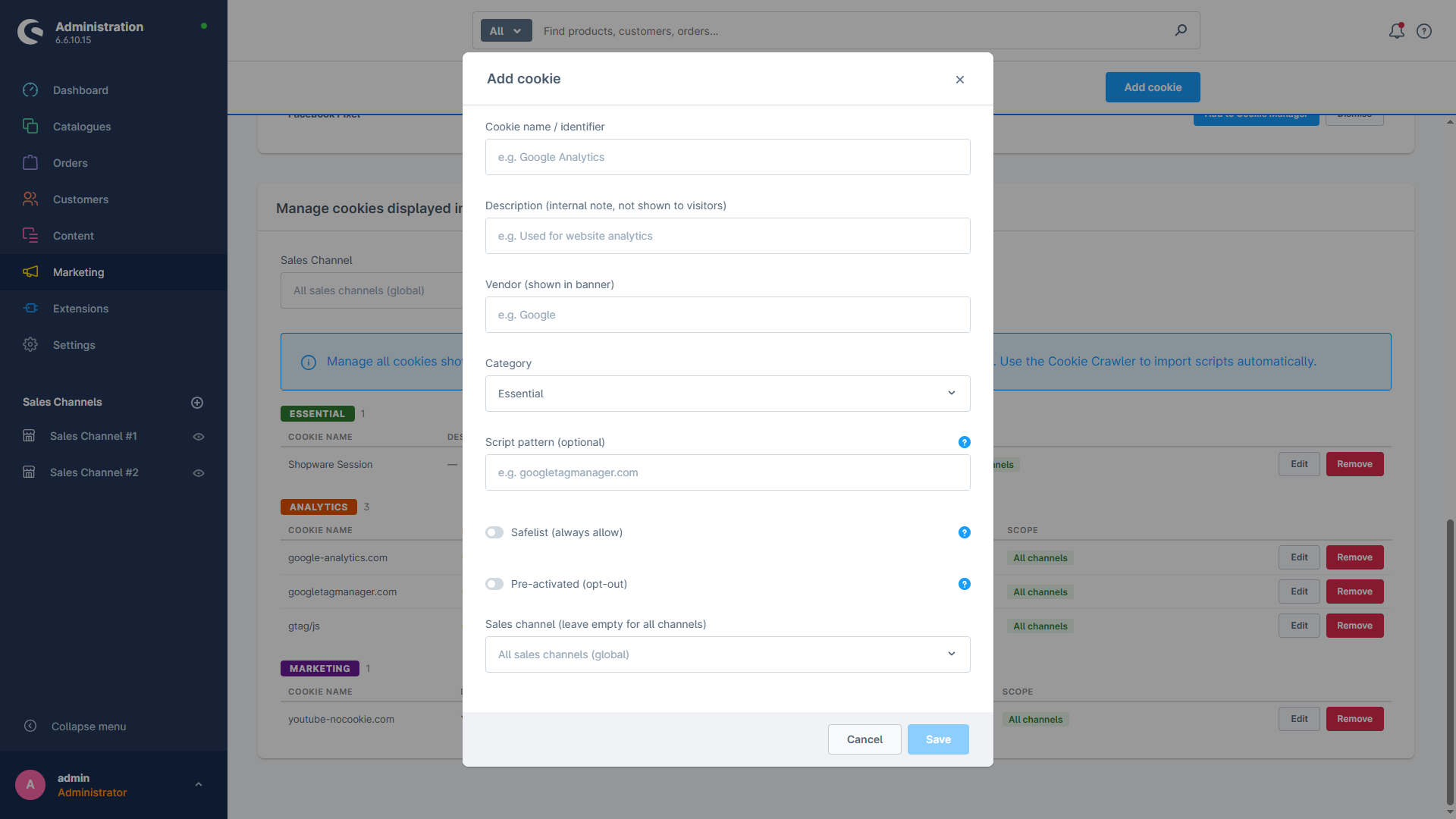 WeedesignCookieManager