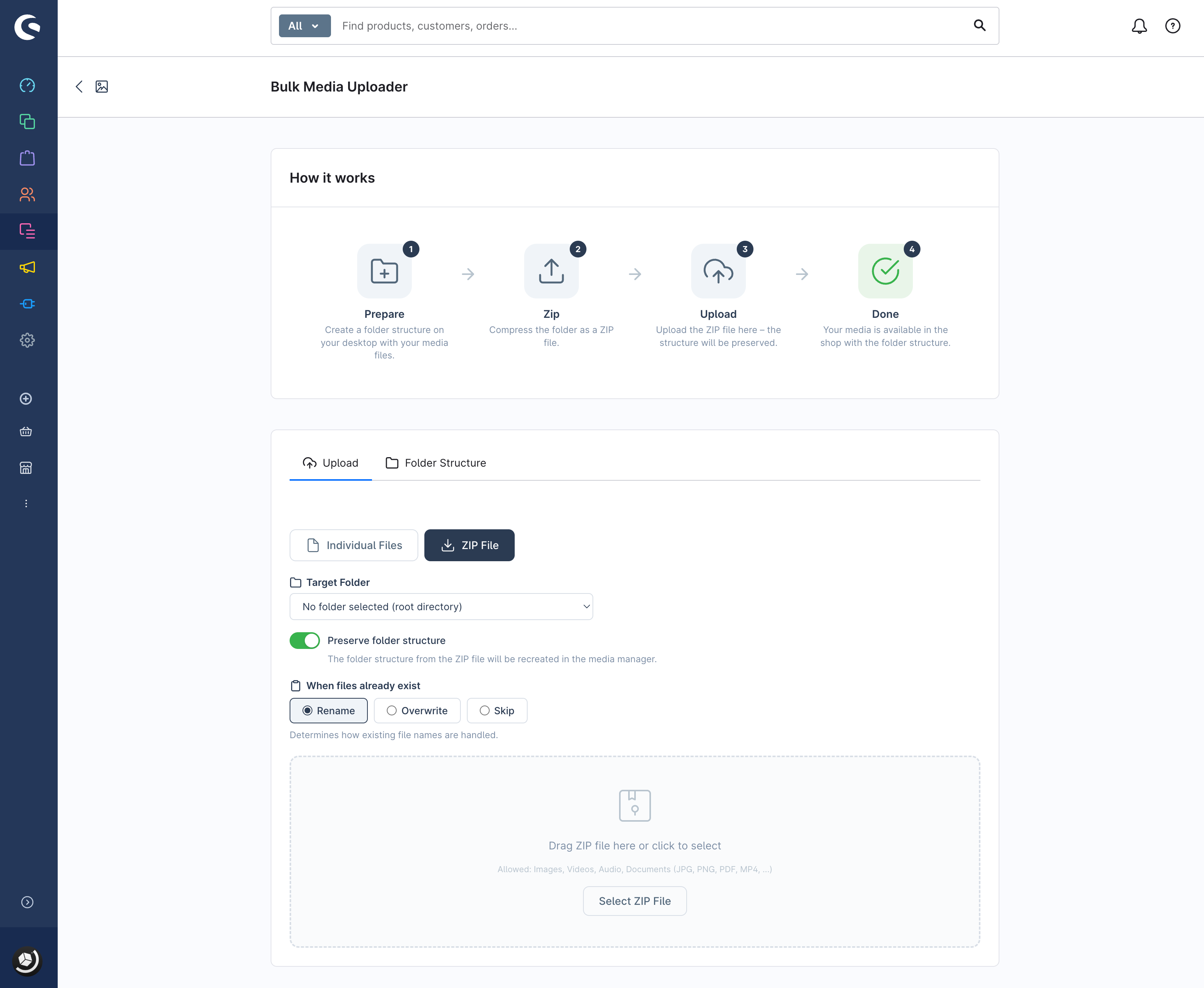 ImedienBulkMediaUploader