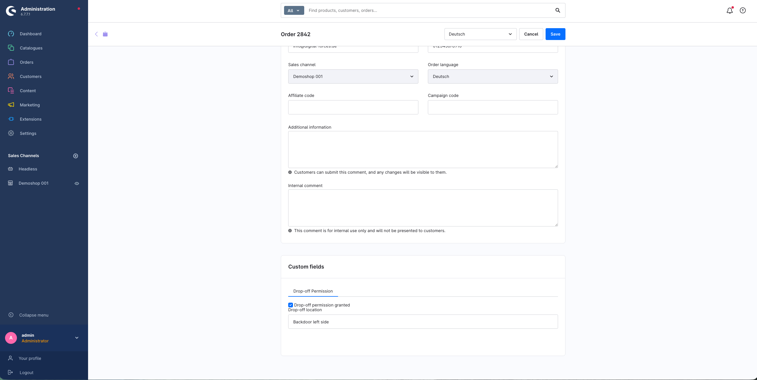 EshaDropOffPermission