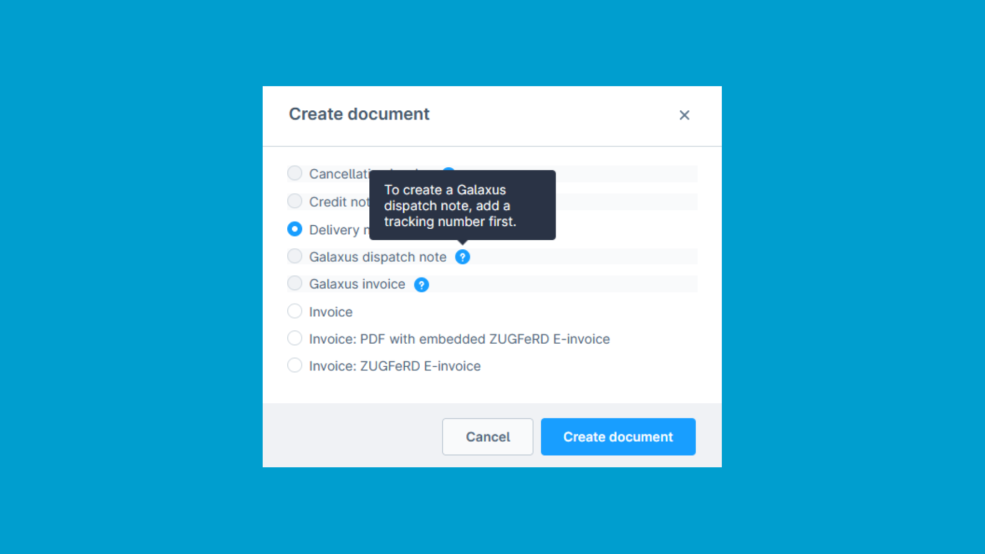 WatoBitBearGalaxusOrderInterface