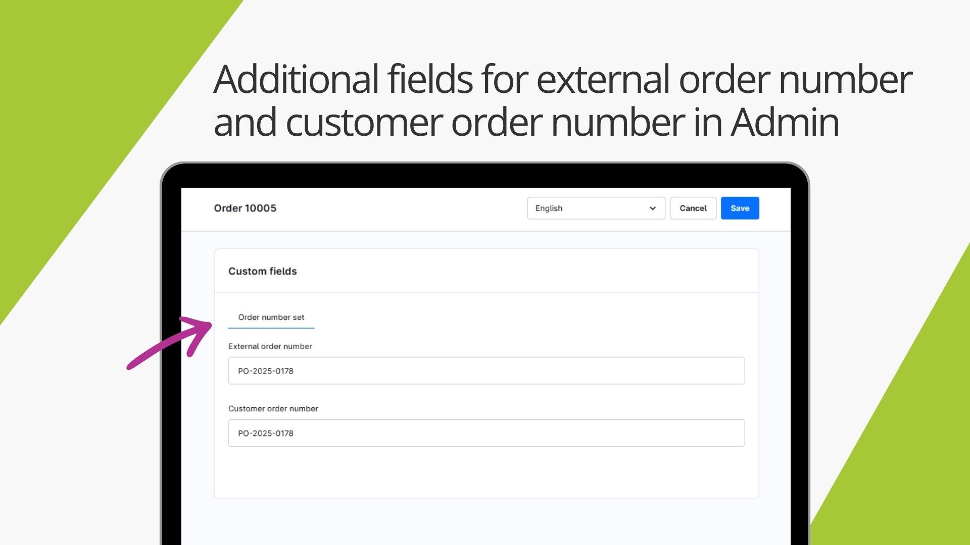 AcrisExternalOrderNumberAppCS