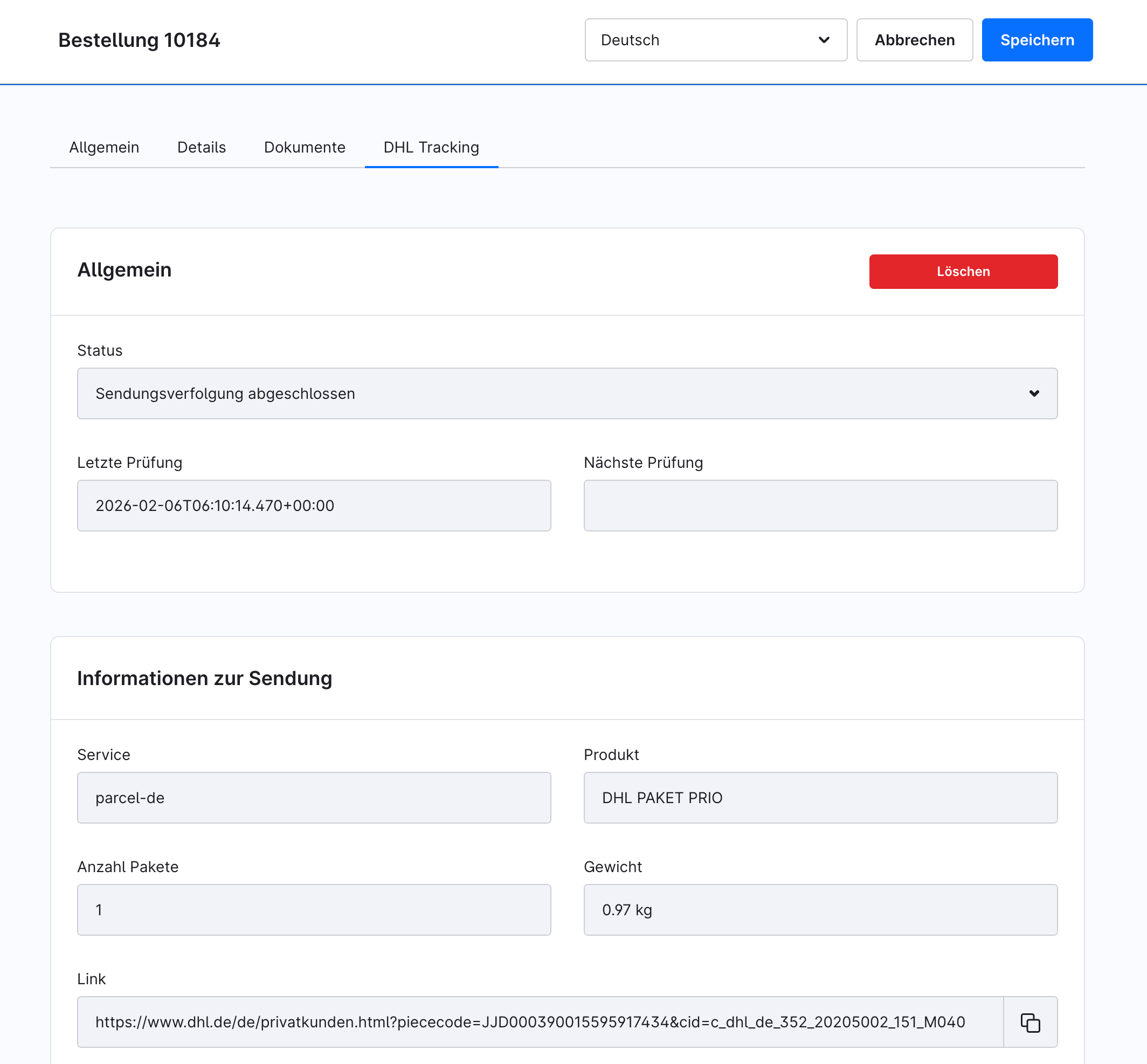 DvsnDhlTracking