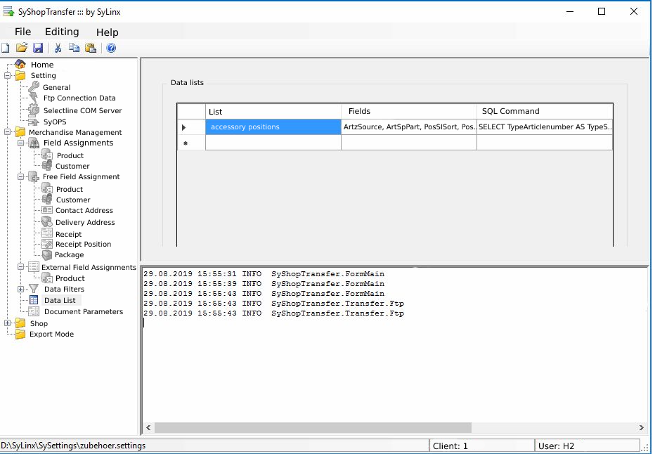 h2sysSelectLineIntegration