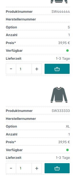 ZweiPunktVariantsTableOverview