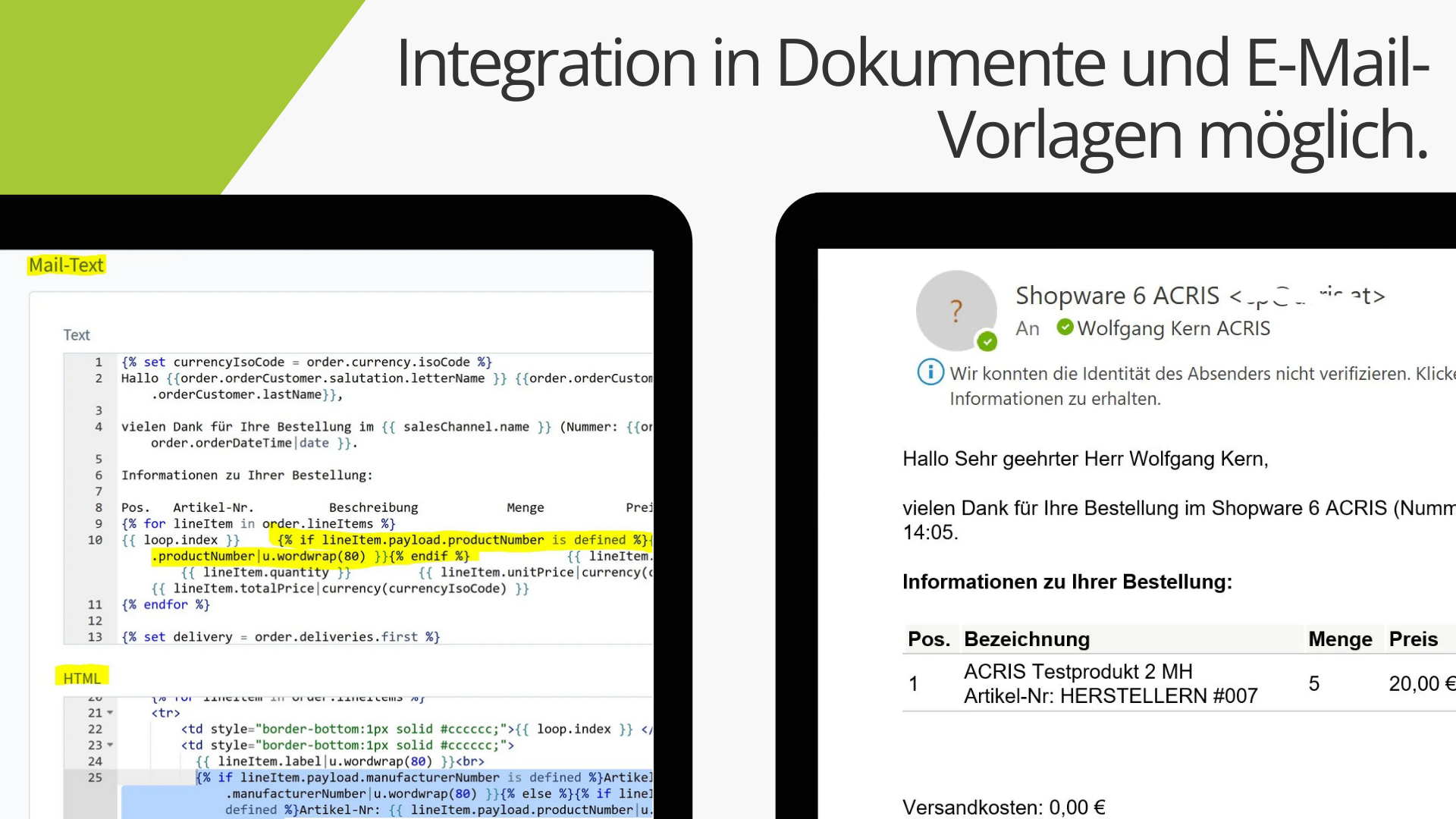 AcrisManufacturerNumberCS