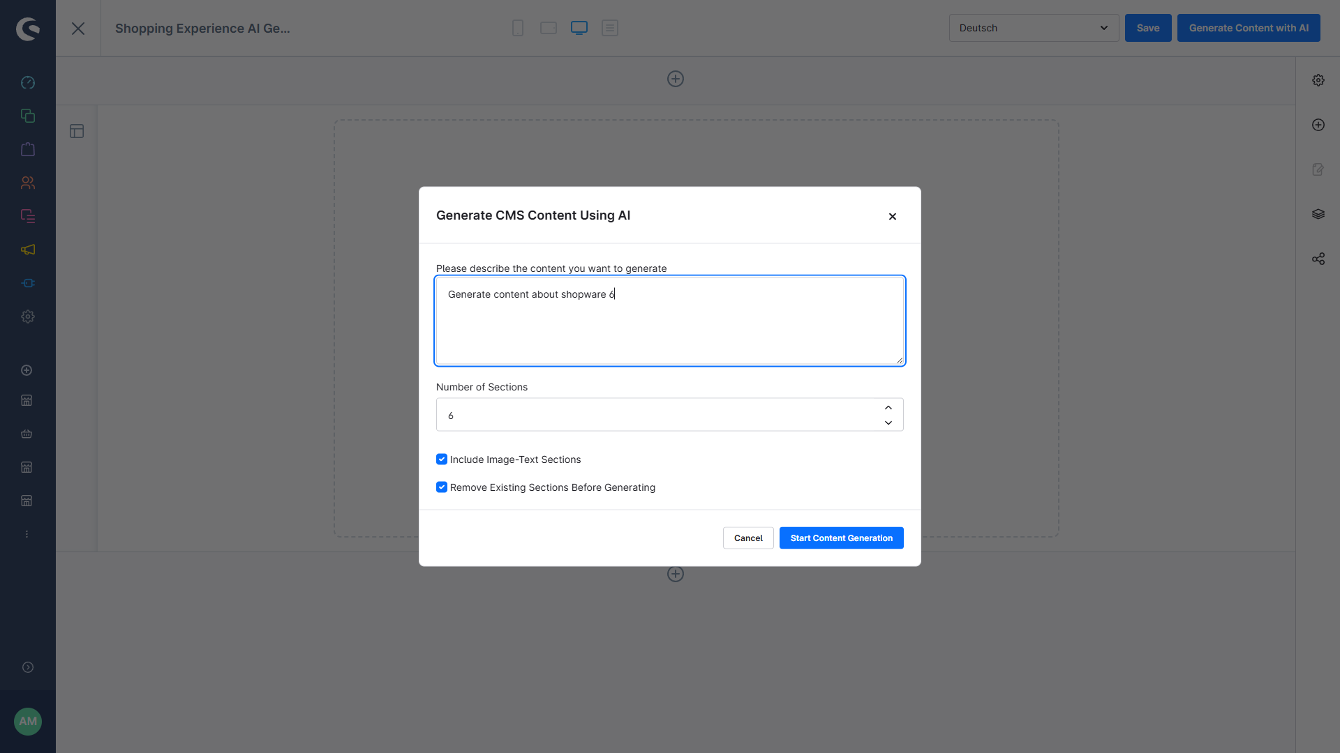 SisiShoppingExperienceAiGenerator