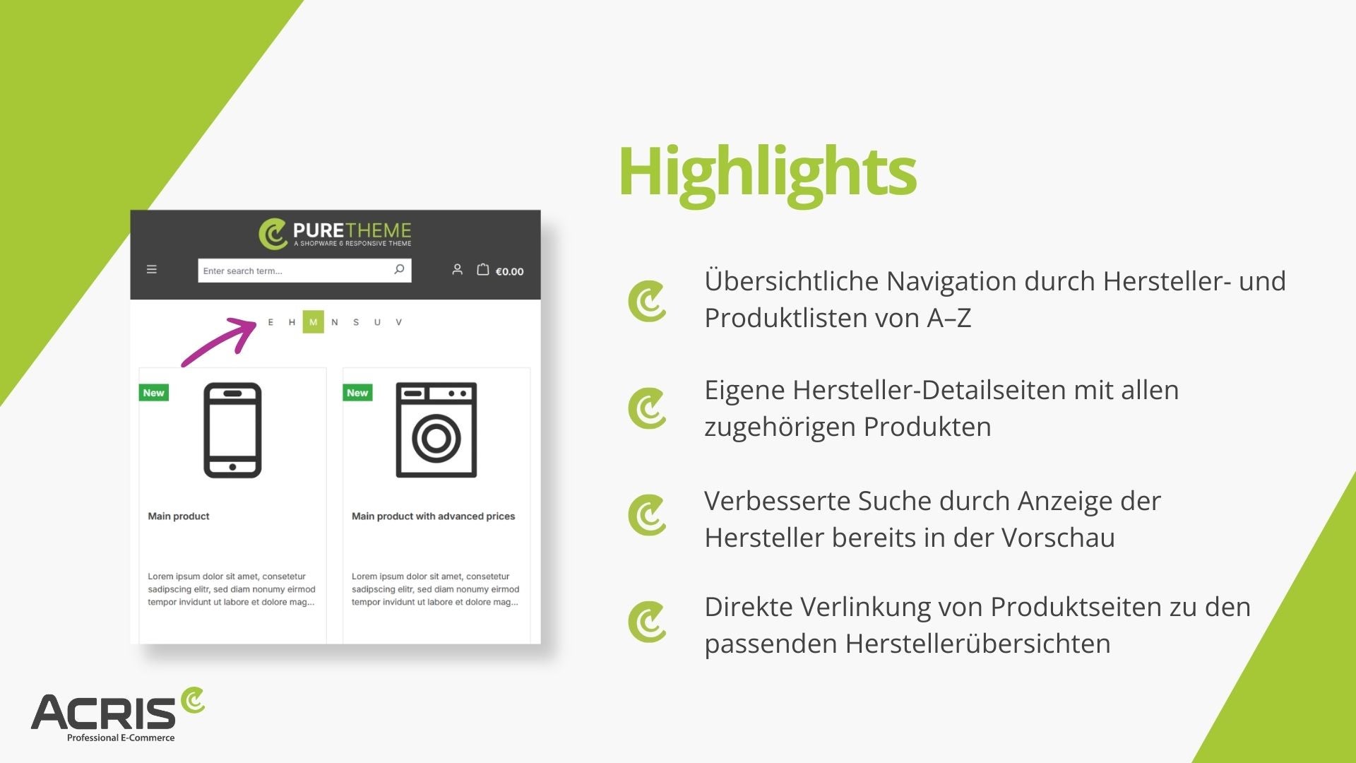 AcrisManufacturerCS