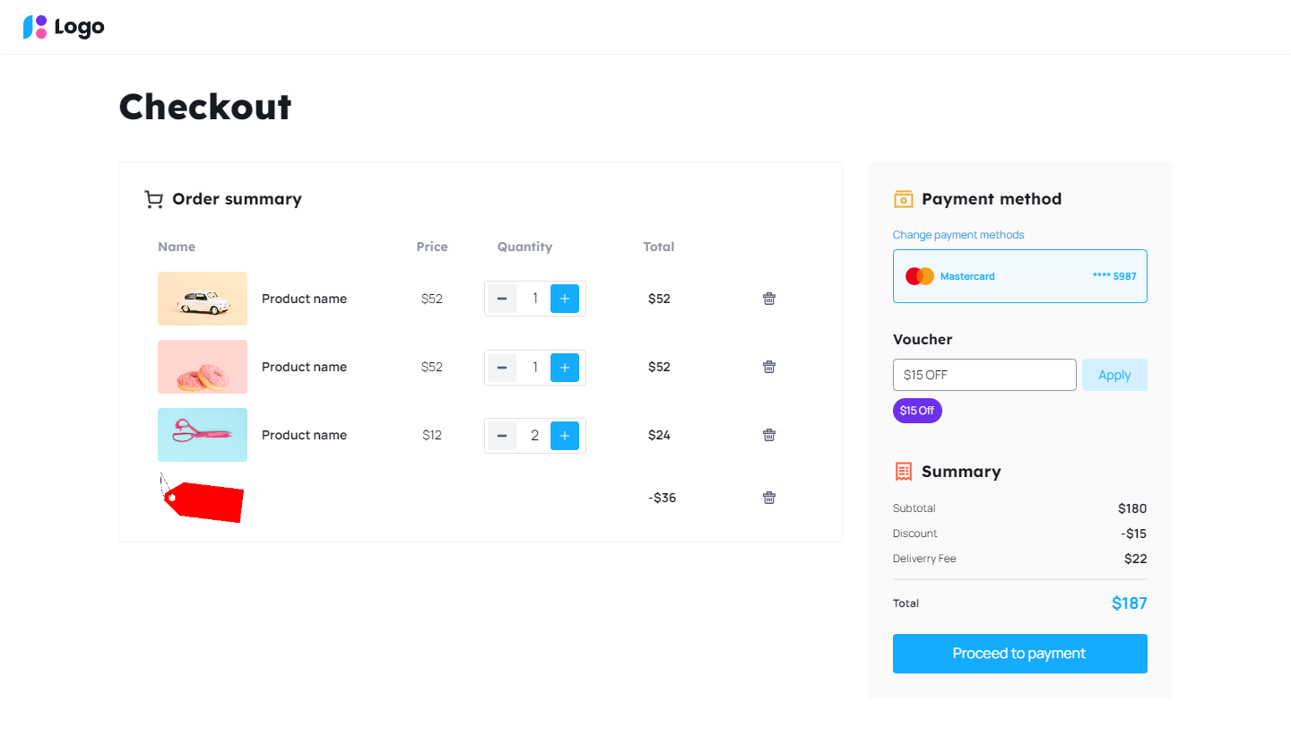 ICTECHCartPageStyling
