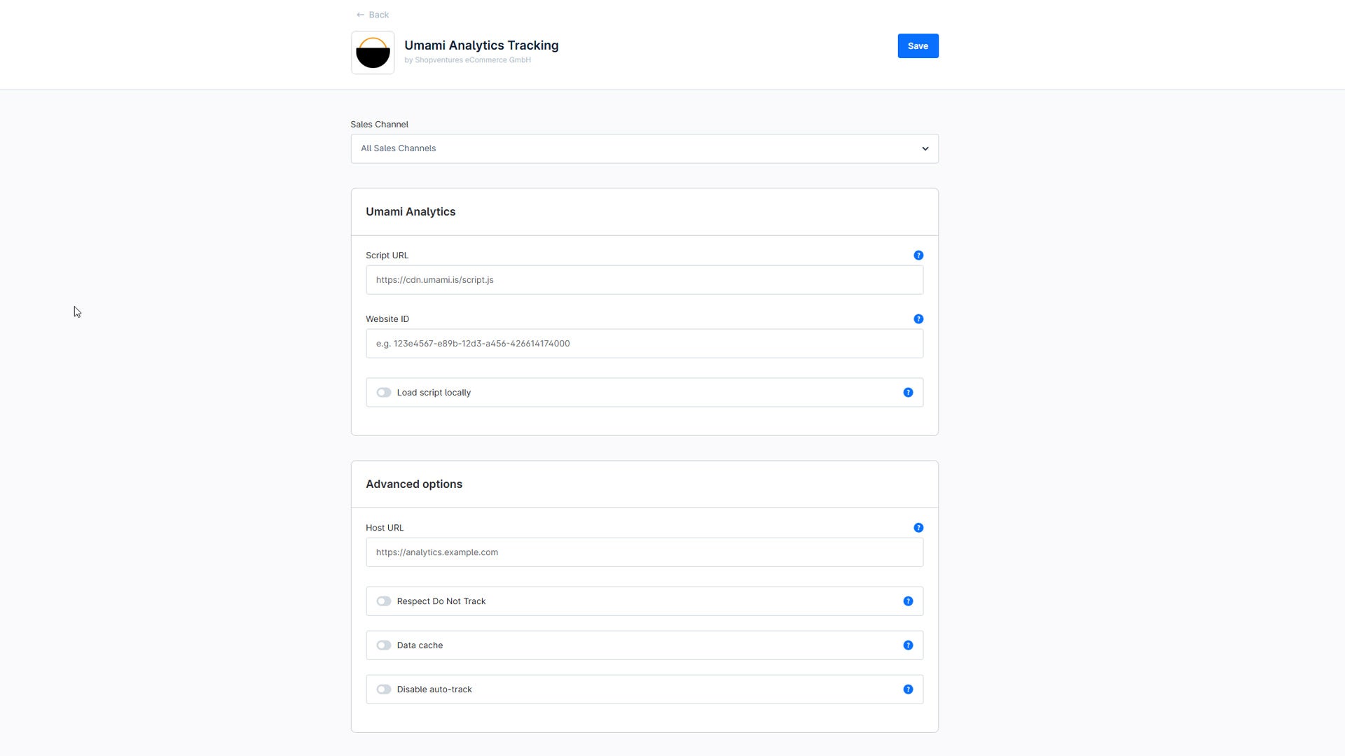 Shop4UmamiAnalyticsTracking