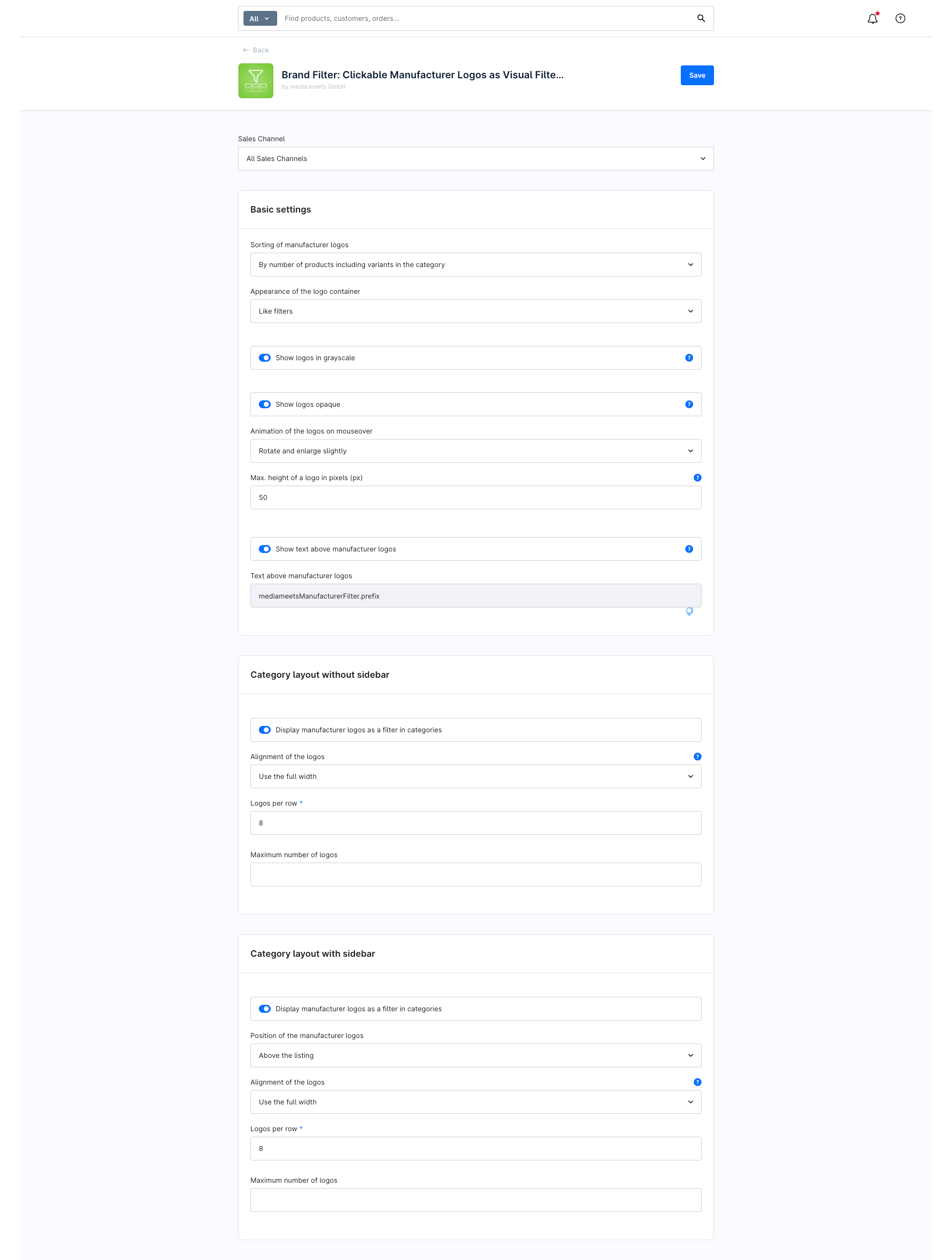 mediameetsManufacturerFilter