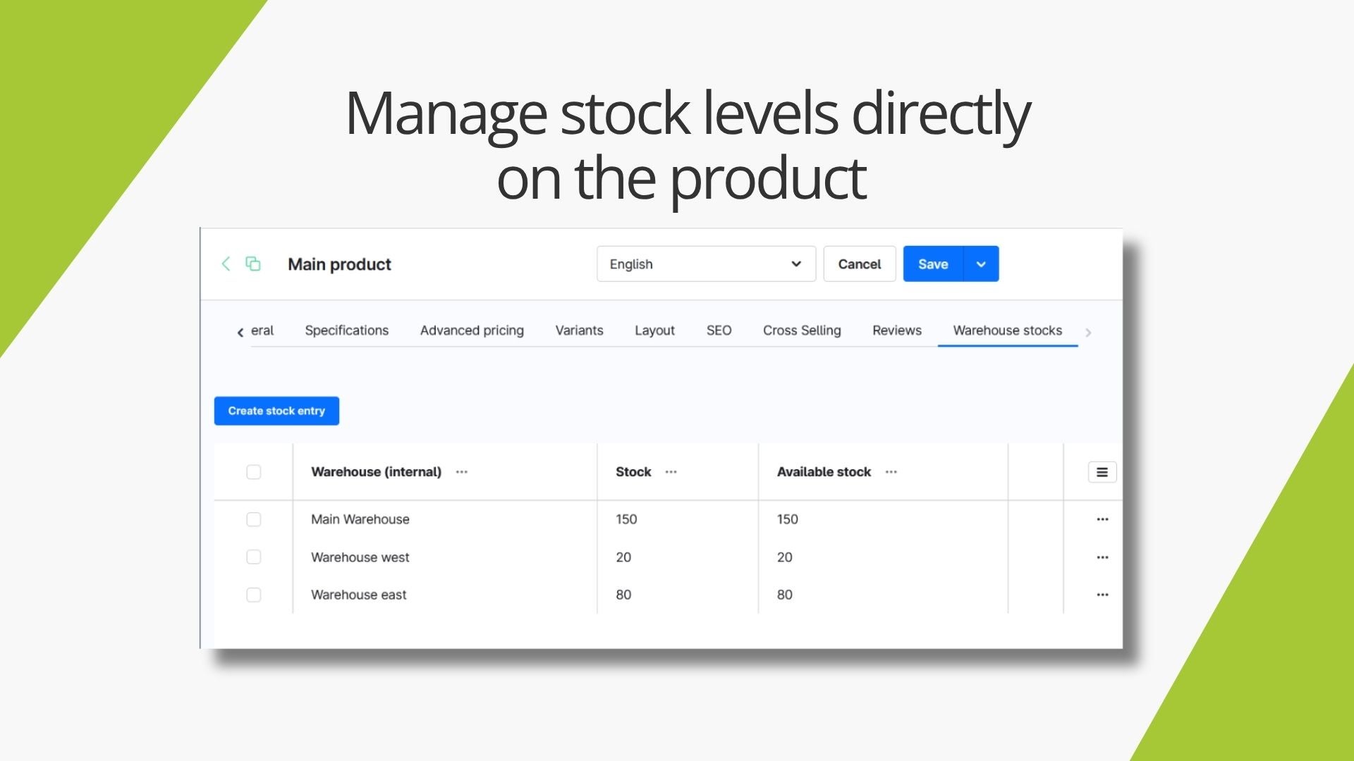 AcrisMultiWarehouseStockCS