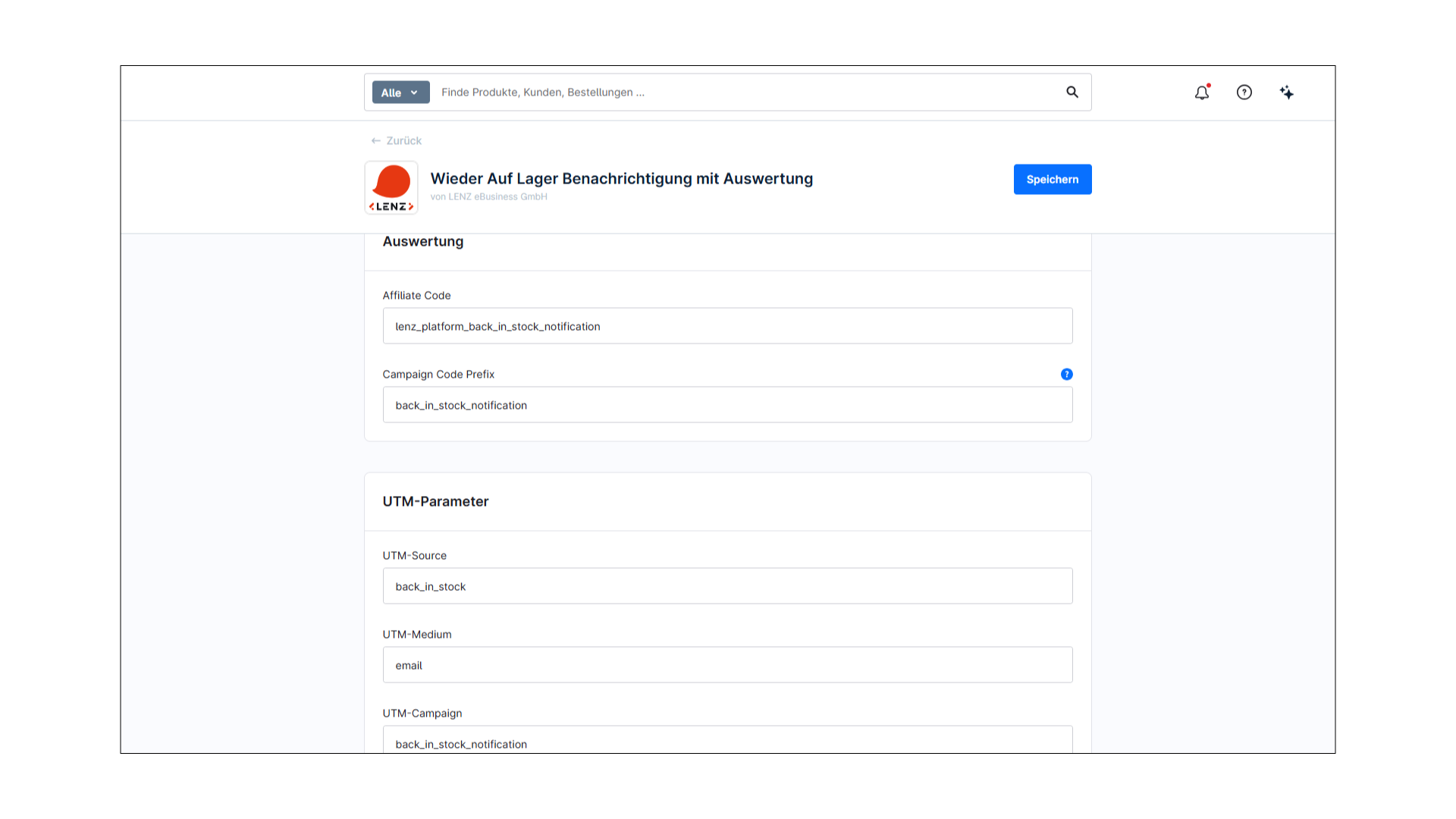LenzPlatformBackInStockNotification