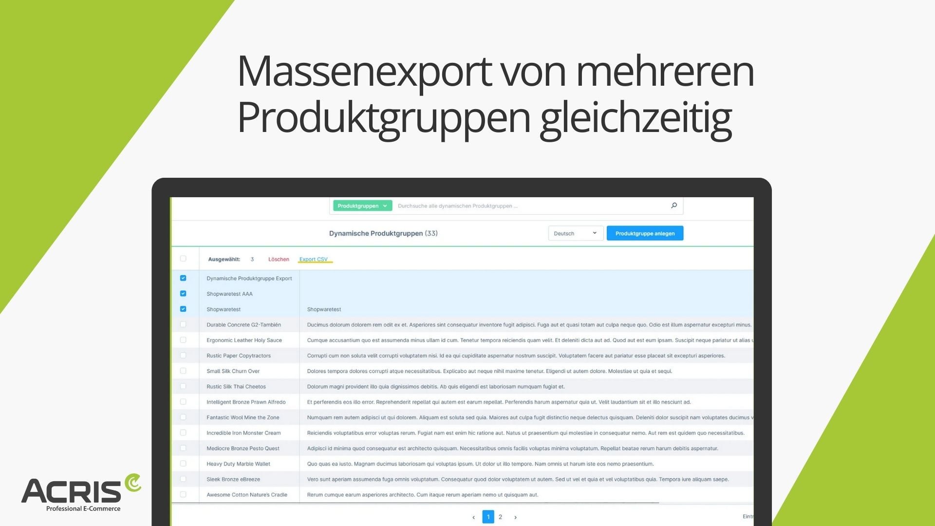 AcrisDynamicProductGroupExportCS