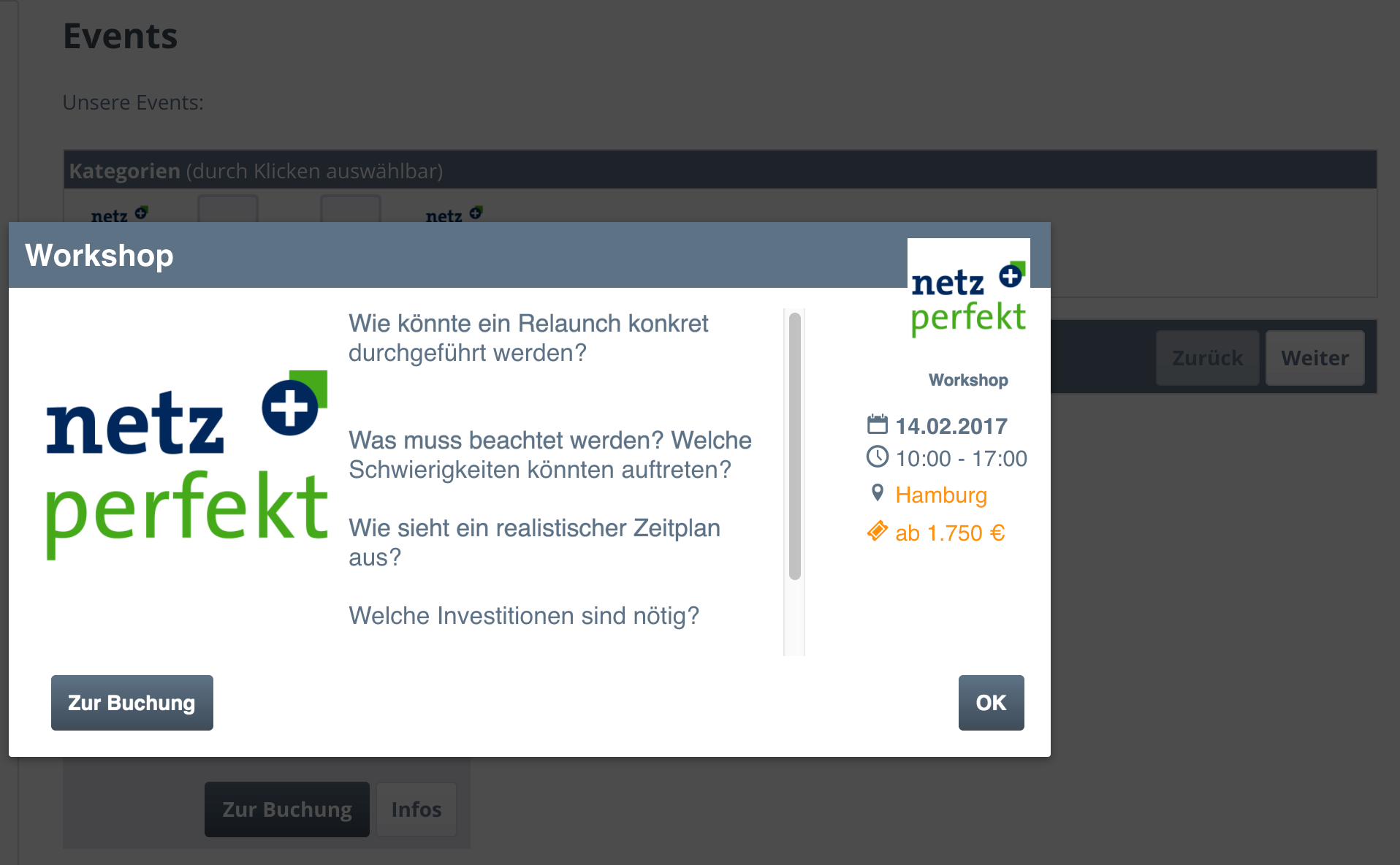 NetzpEventsBooking