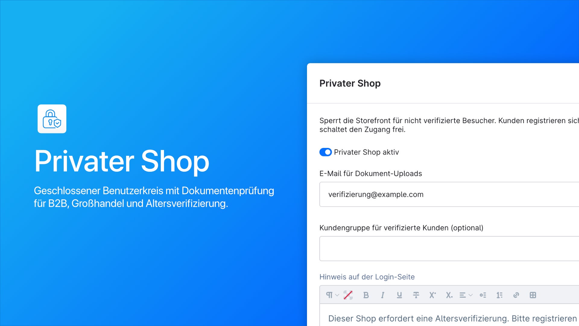 ForstegPrivateShop