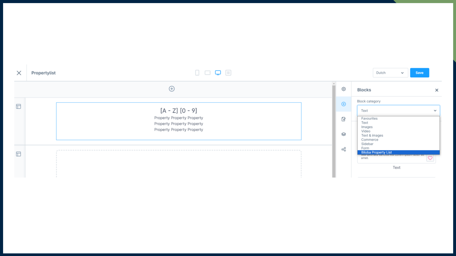 BilobaCMSPropertiesList