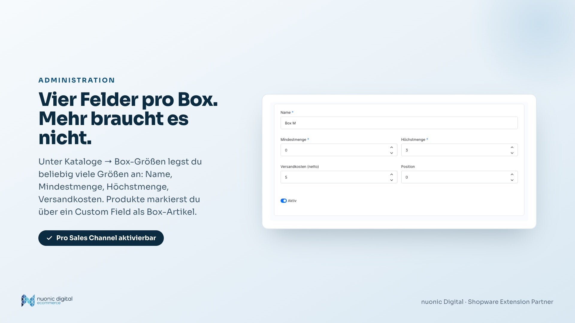 NuonicBoxCartDisplay