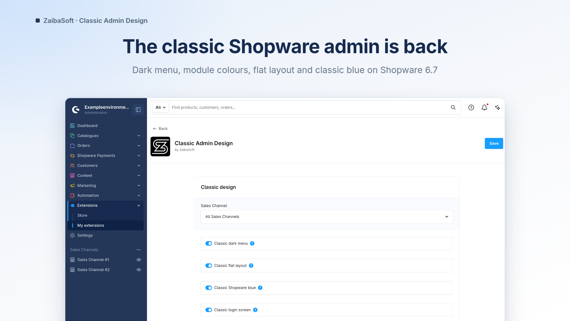 ZaibaClassicAdmin