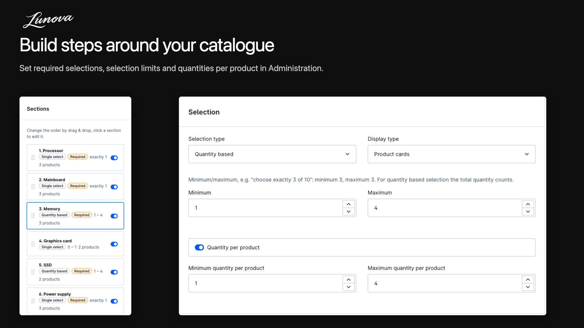 LunovaProductConfigurator