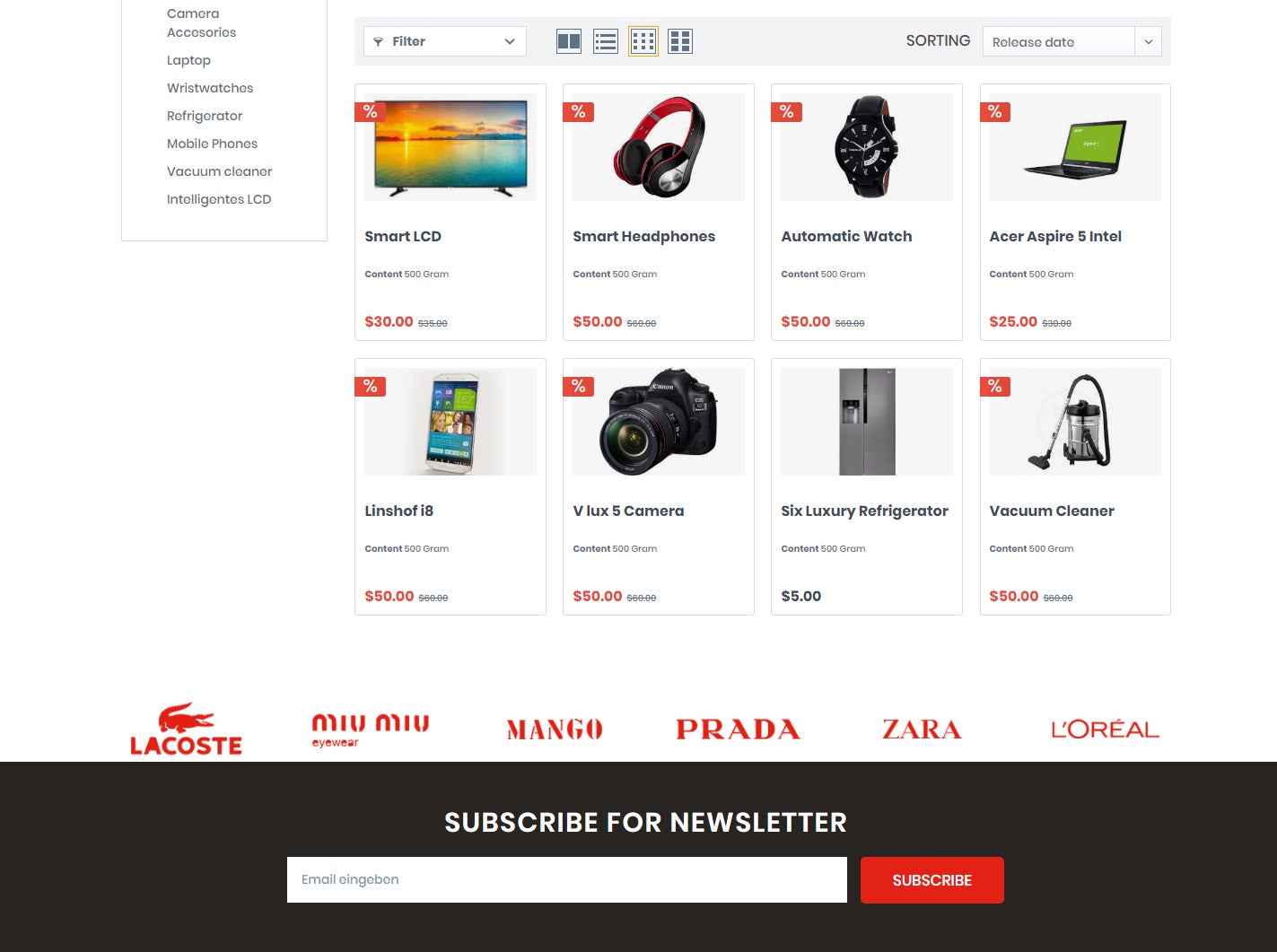 BrandCrockListingFeature