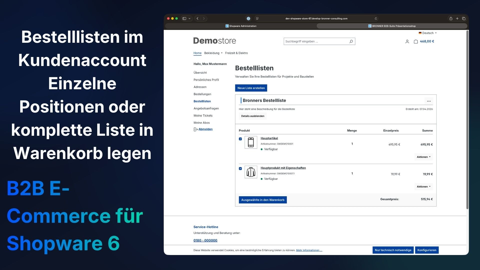 BronnOrderList