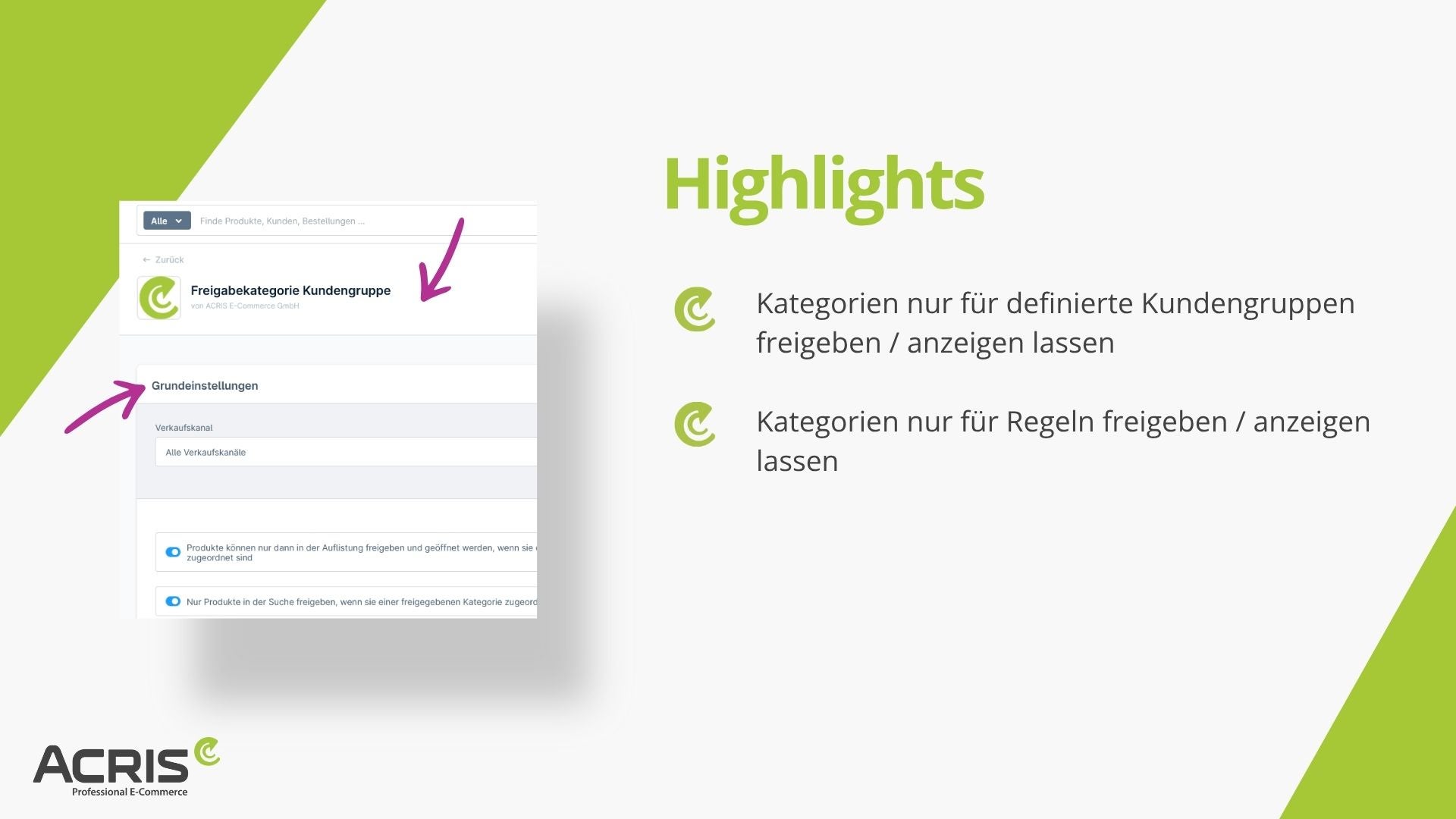 AcrisDisplayCategoryCustomerGroupCS