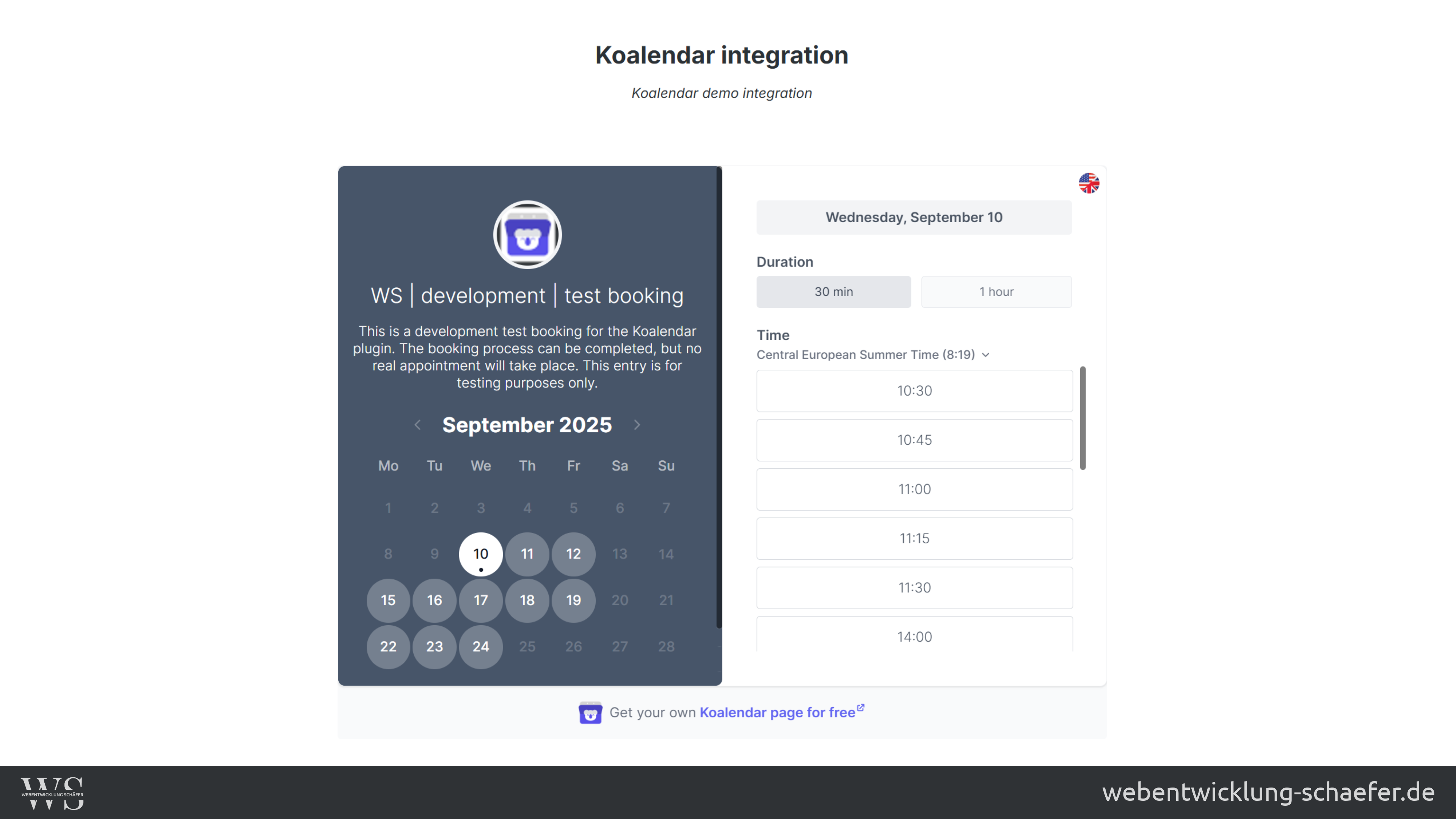 WebSchKoalendar