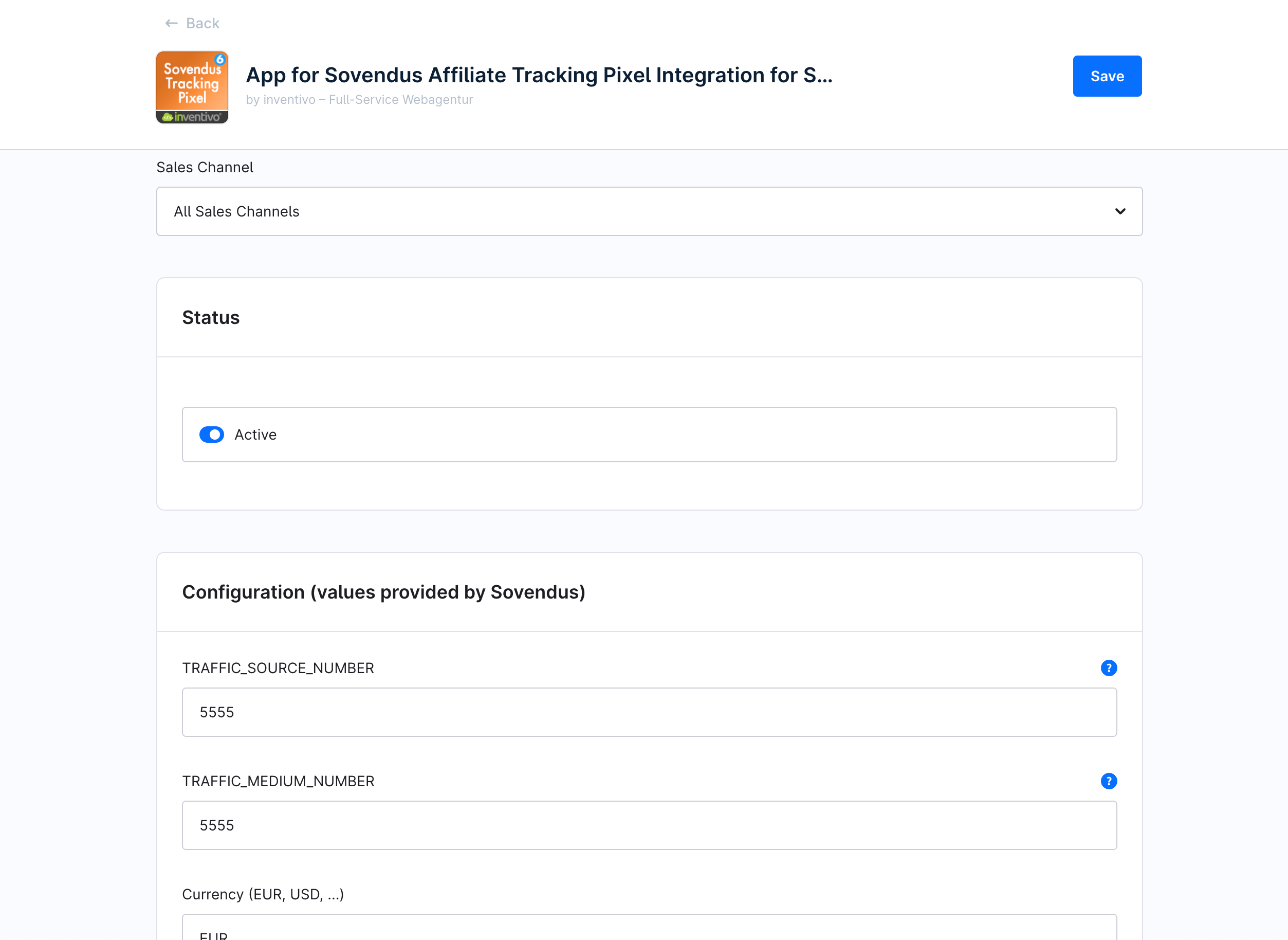 InvTrackingSovendusApp