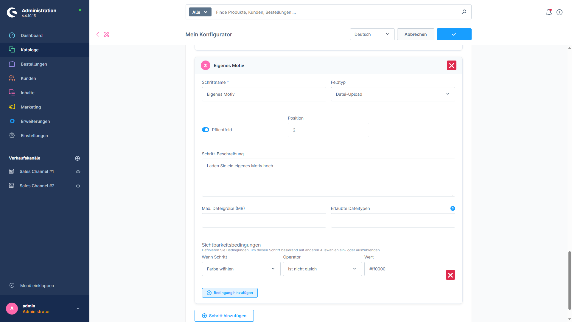 WeedesignProductConfigurator