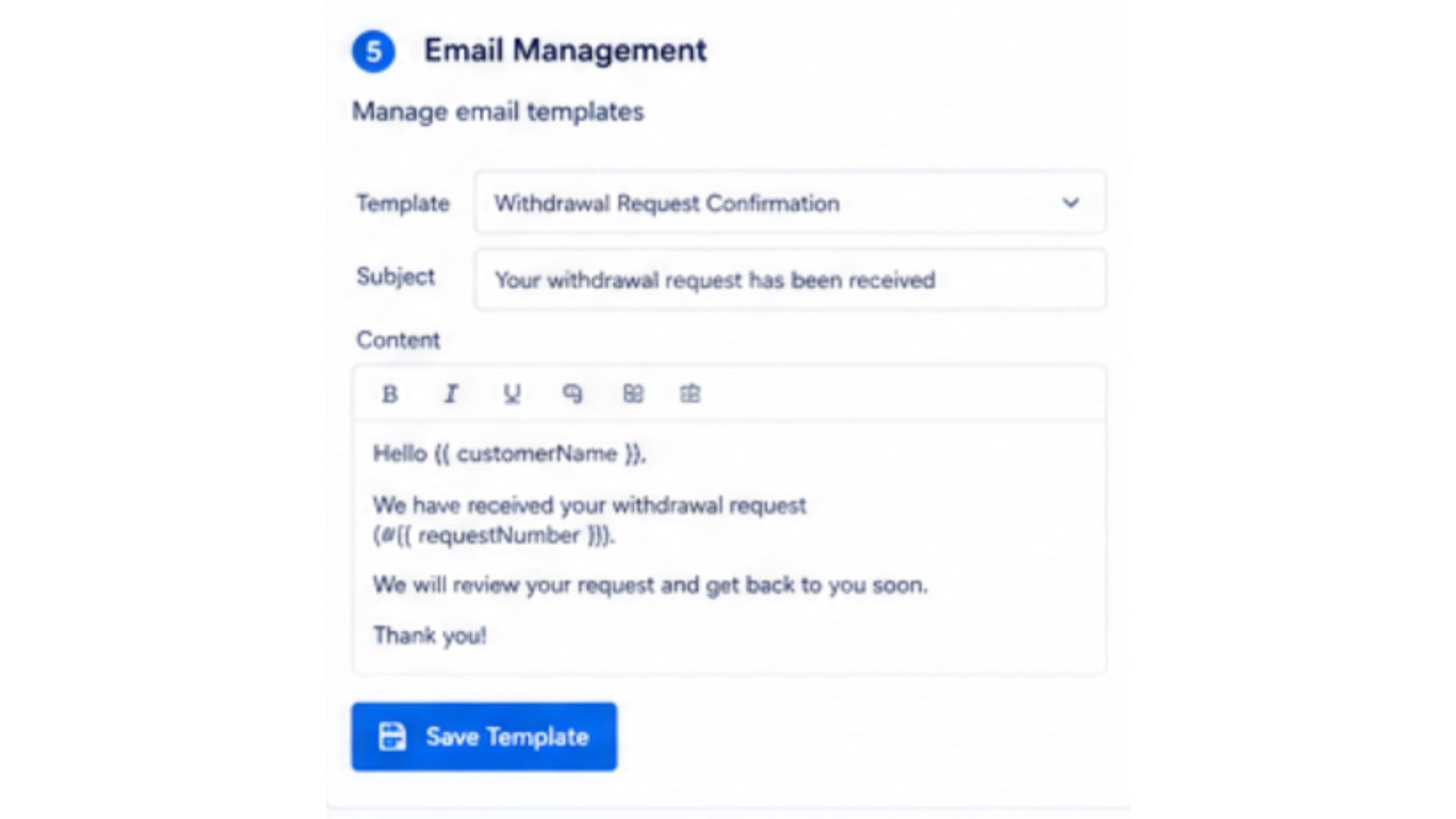 ICTECHWithdrawalManager