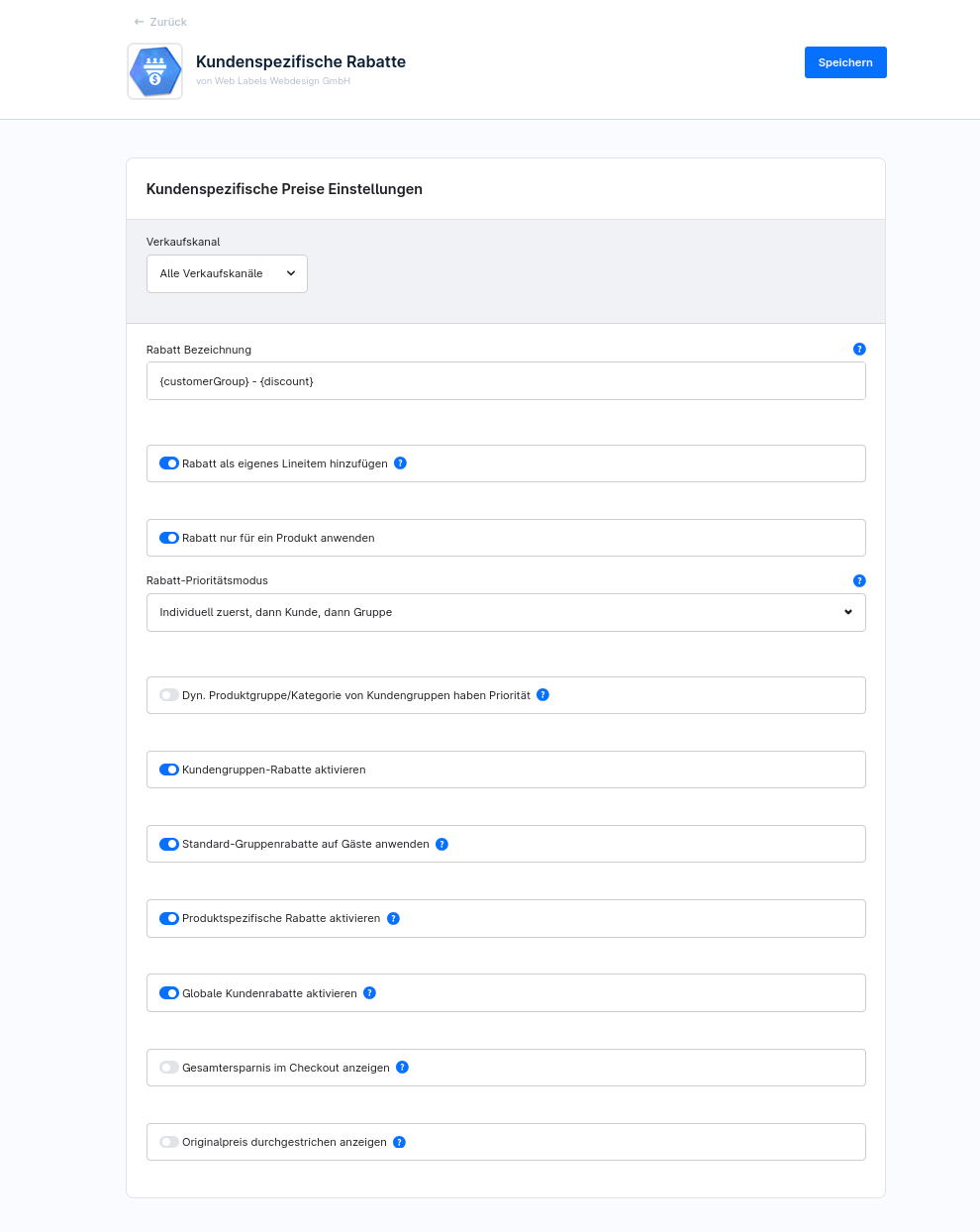 WebLaCustomerSpecificDiscounts