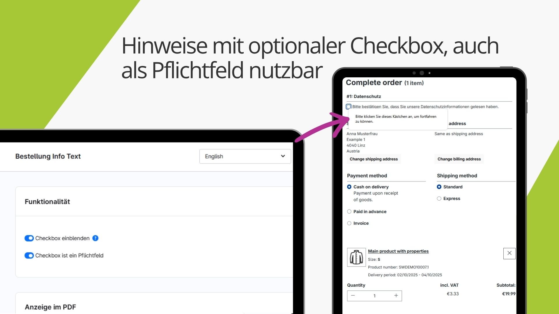 AcrisCheckoutInfoTextCS