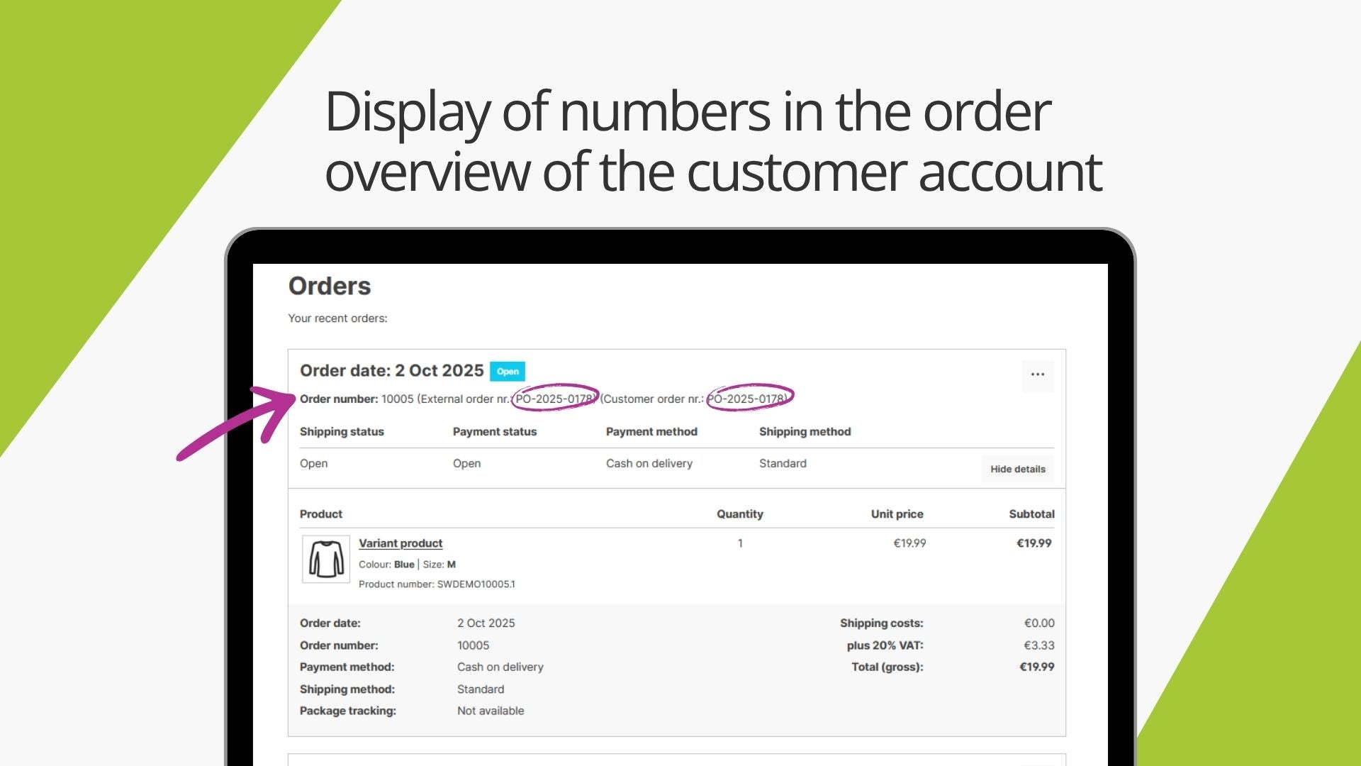 AcrisExternalOrderNumberAppCS