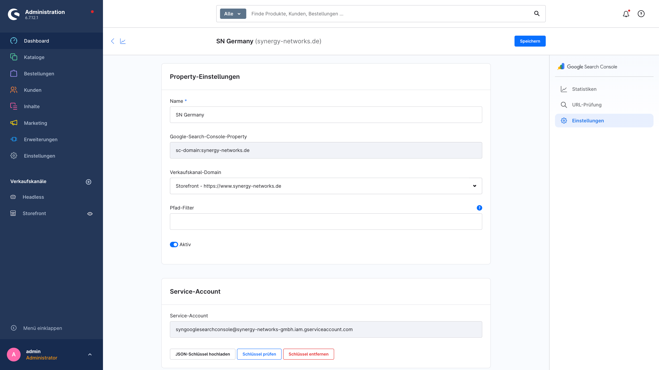 SynGoogleSearchConsole