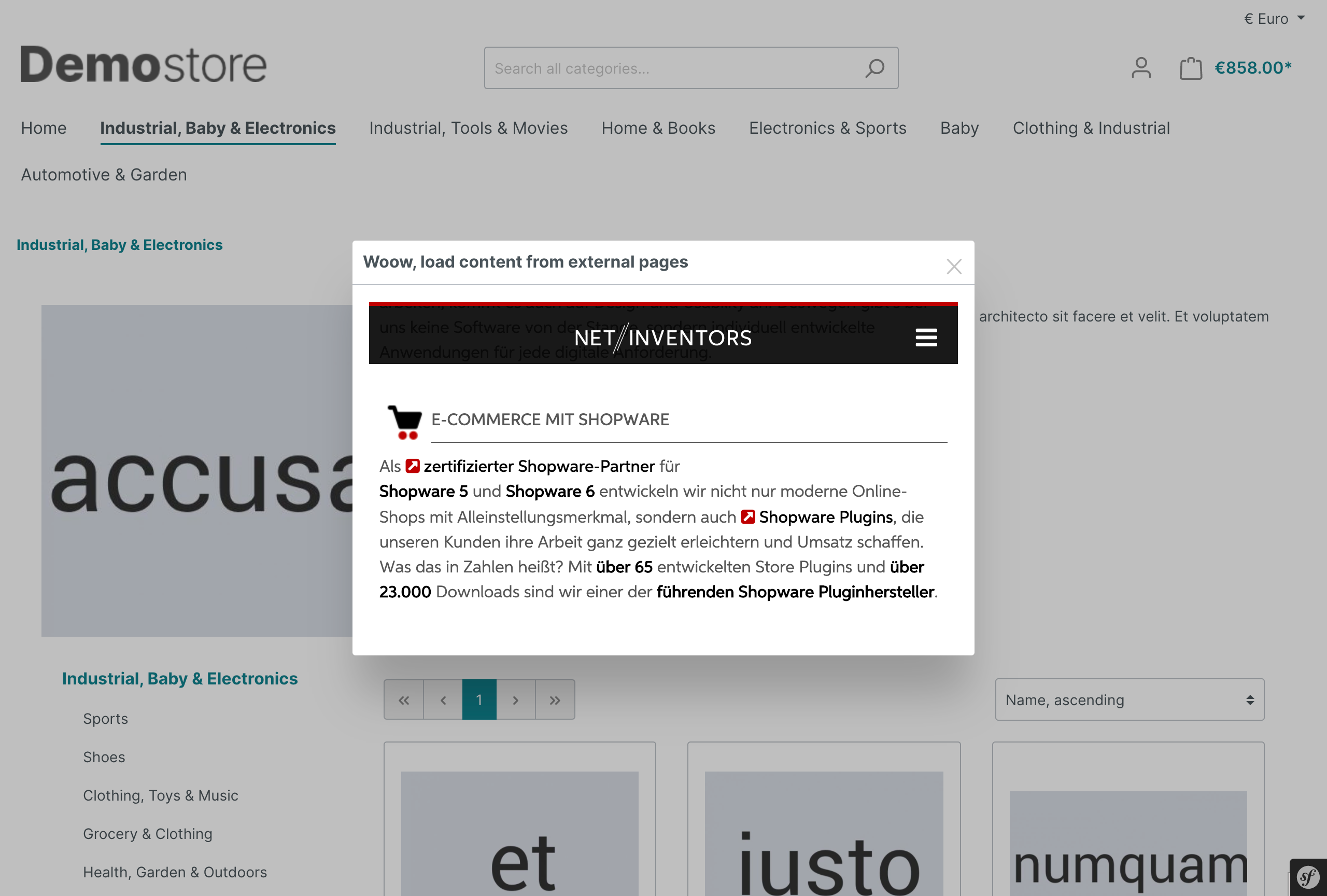 NetiNextModal