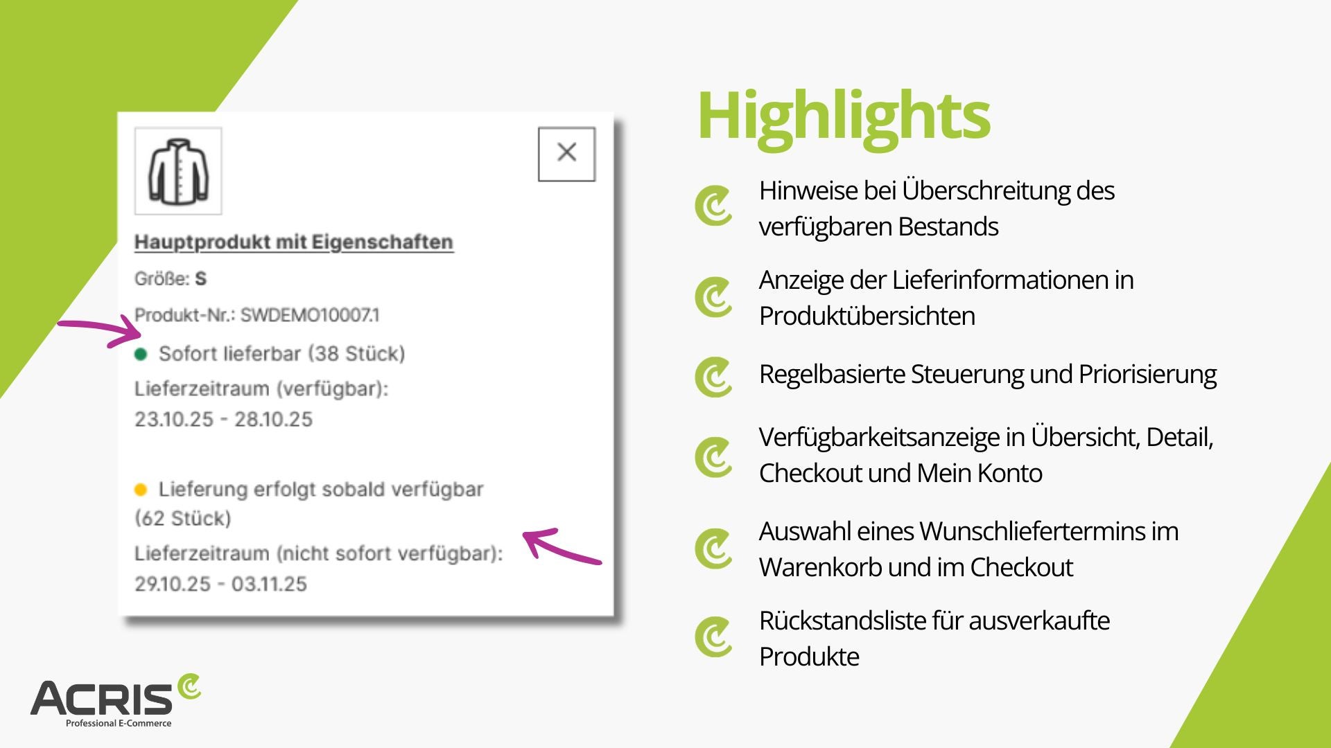 AcrisDeliveryTimeCS